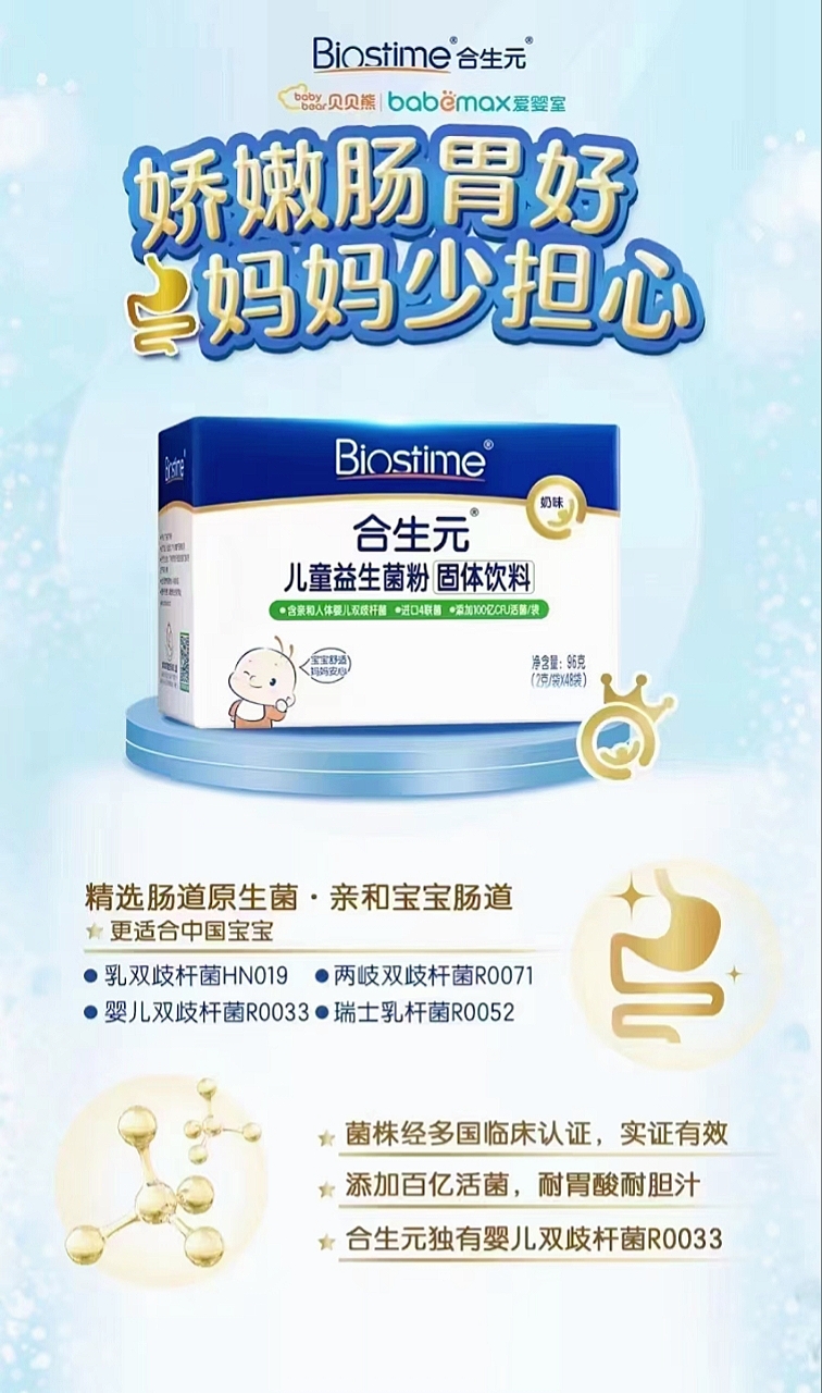 合生元益生菌最新版，小益生菌與家庭幸福的日常奇跡